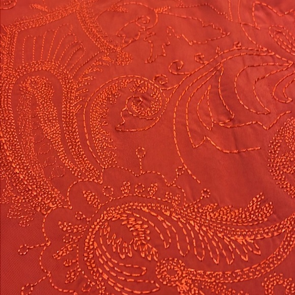 NEW SOFT SURROUNDINGS‎ EMBROIDERED SALMON POPOVER SHIFT DRESS LARGE Career Soft - Picture 14 of 16